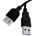 CABO EXTENSOR USB 2.0 MACHO X A FEMEA 1.8M PTO